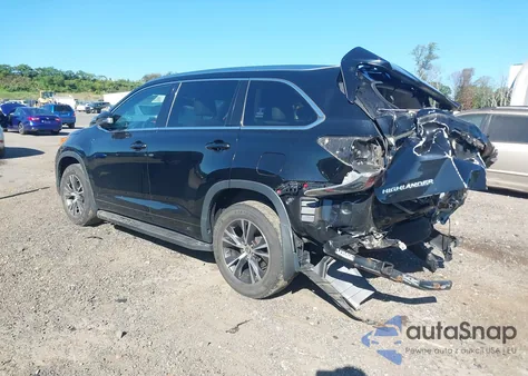 2016 Toyota Highlander Xle from USA, damaged, VIN 5TDJKRFH9GS316522
